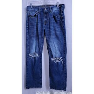 American Eagle Original Straight Distressed Jeans Men's 32x32 Made To Last